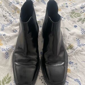 Men's Black Cole Haan Leather Boots